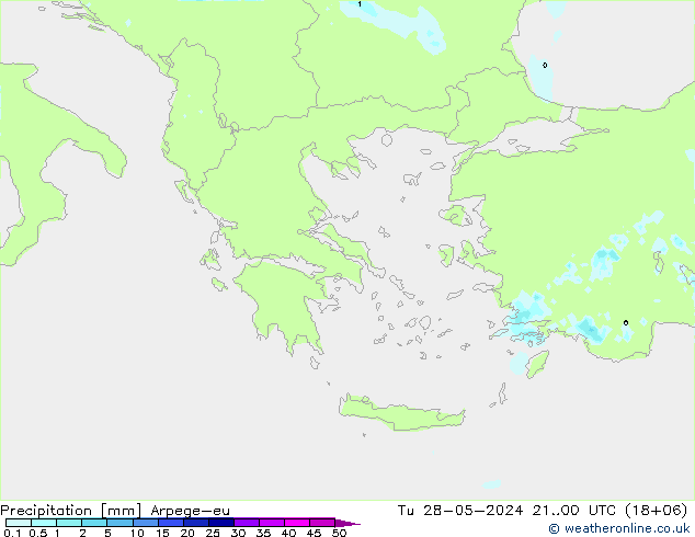 Neerslag Arpege-eu di 28.05.2024 00 UTC