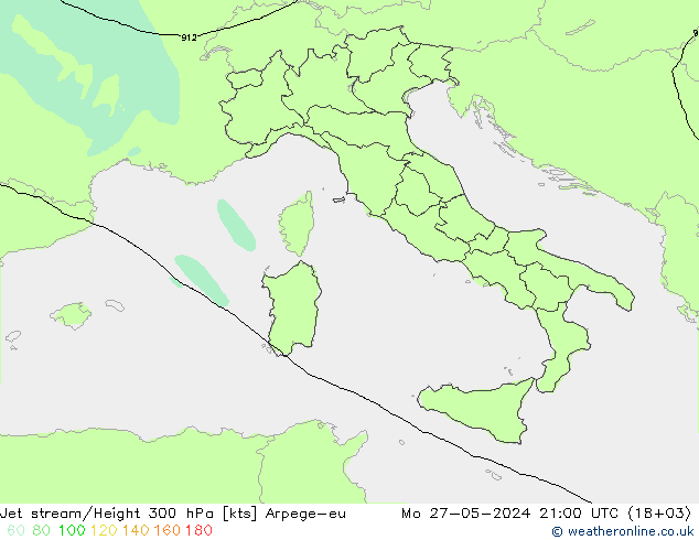 Courant-jet Arpege-eu lun 27.05.2024 21 UTC