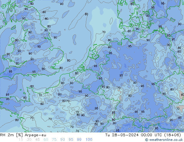 RV 2m Arpege-eu di 28.05.2024 00 UTC