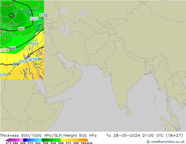 Thck 500-1000hPa Arpege-eu Út 28.05.2024 21 UTC