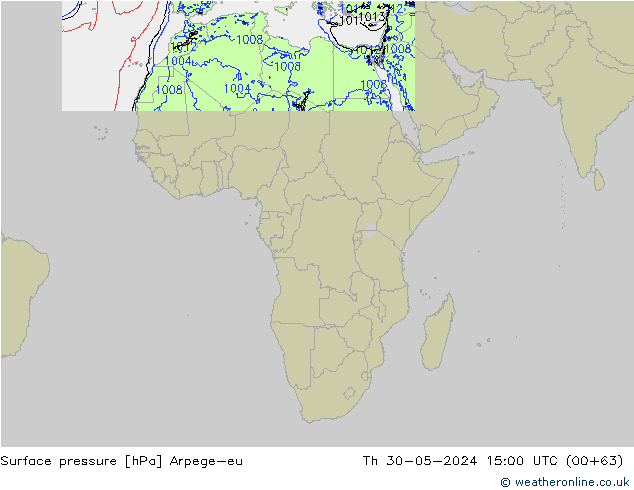 ciśnienie Arpege-eu czw. 30.05.2024 15 UTC