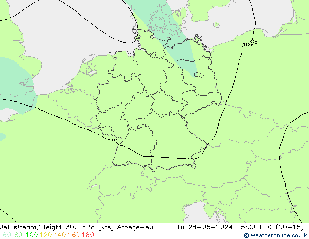 Jet Akımları Arpege-eu Sa 28.05.2024 15 UTC