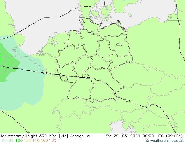 Polarjet Arpege-eu Mi 29.05.2024 00 UTC