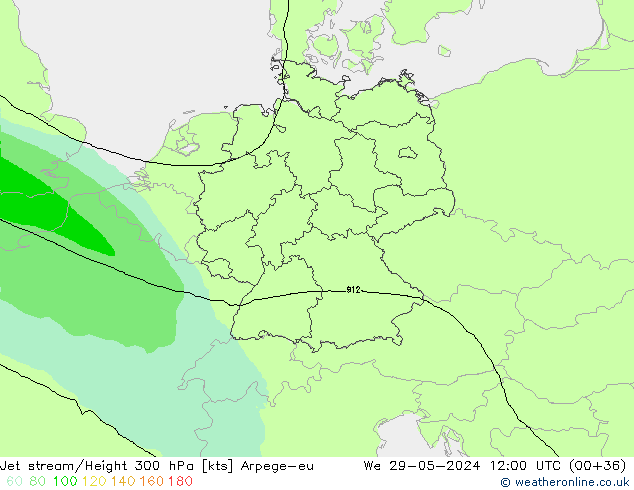 Straalstroom Arpege-eu wo 29.05.2024 12 UTC