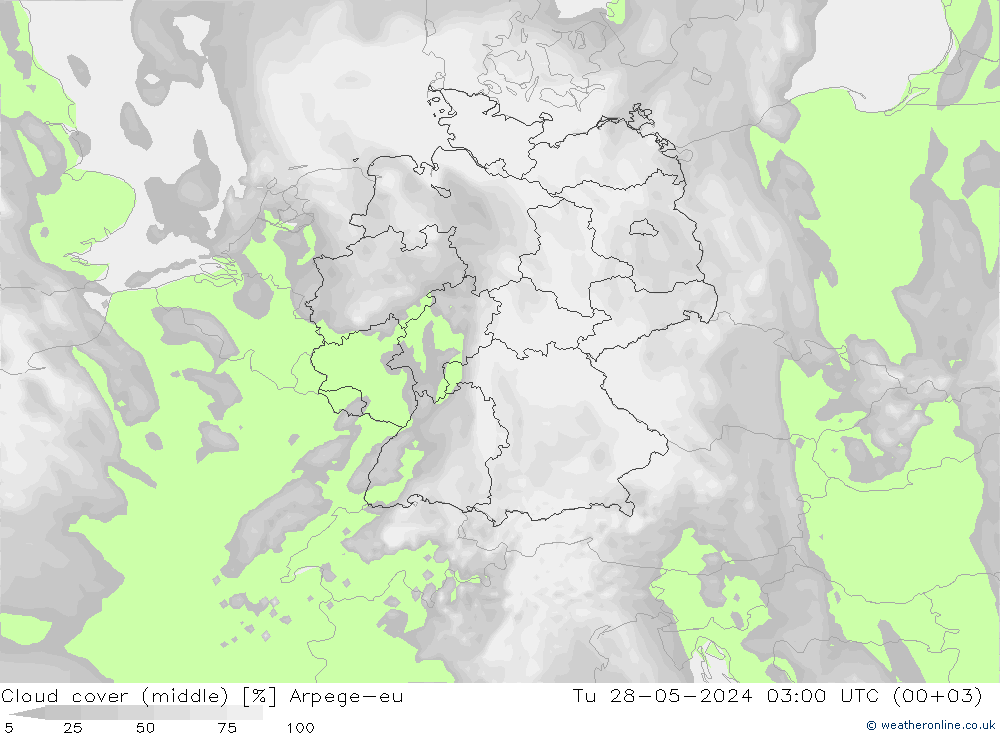 Nubi medie Arpege-eu mar 28.05.2024 03 UTC