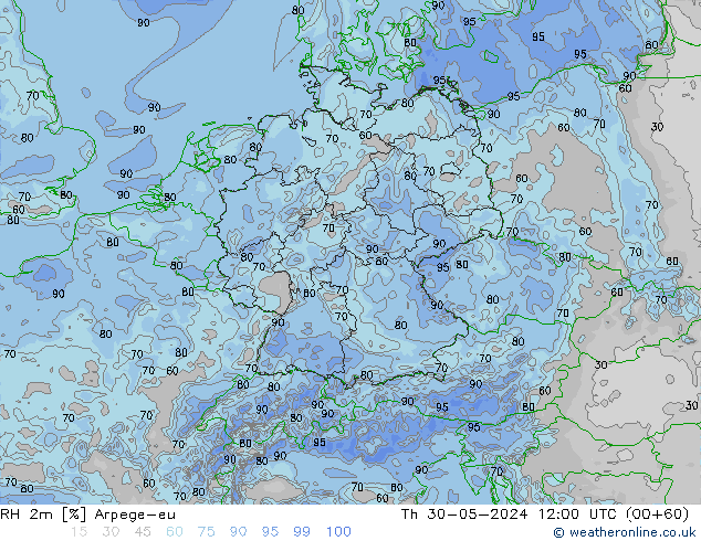RV 2m Arpege-eu do 30.05.2024 12 UTC