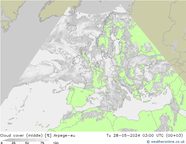 Bulutlar (orta) Arpege-eu Sa 28.05.2024 03 UTC