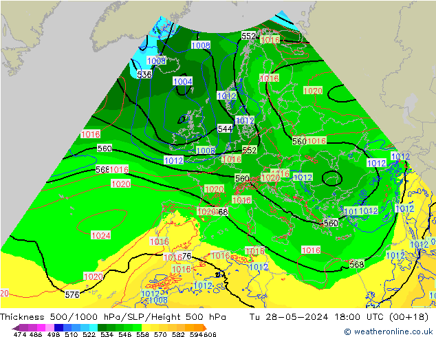 Thck 500-1000hPa Arpege-eu Út 28.05.2024 18 UTC