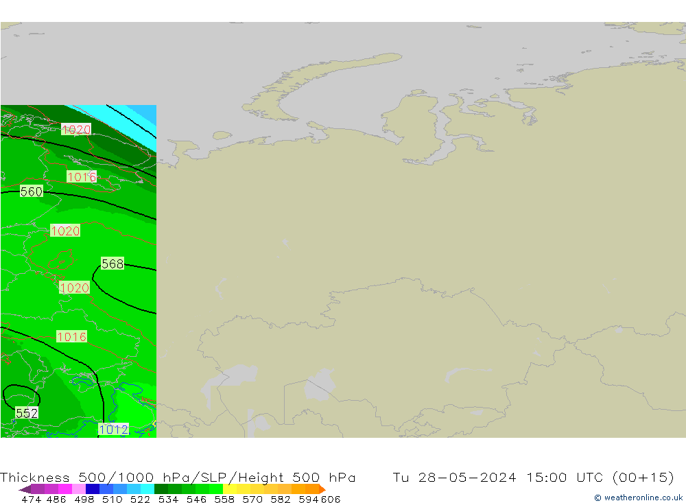 Thck 500-1000hPa Arpege-eu wto. 28.05.2024 15 UTC