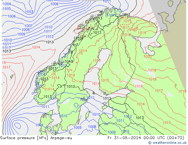 ciśnienie Arpege-eu pt. 31.05.2024 00 UTC