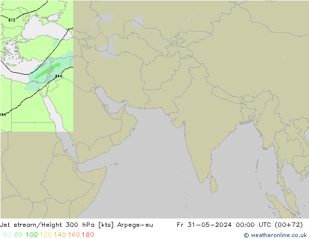 Courant-jet Arpege-eu ven 31.05.2024 00 UTC