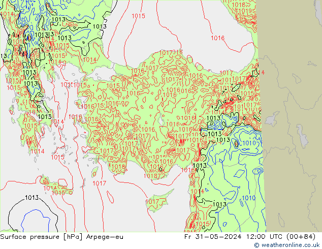 ciśnienie Arpege-eu pt. 31.05.2024 12 UTC