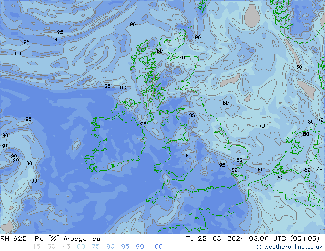 RV 925 hPa Arpege-eu di 28.05.2024 06 UTC