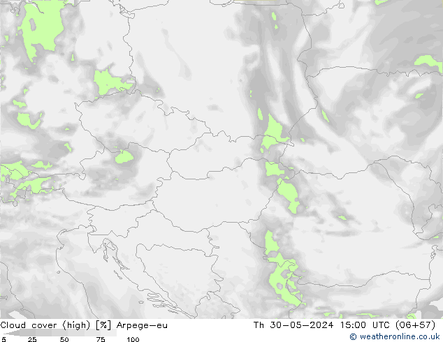 nuvens (high) Arpege-eu Qui 30.05.2024 15 UTC