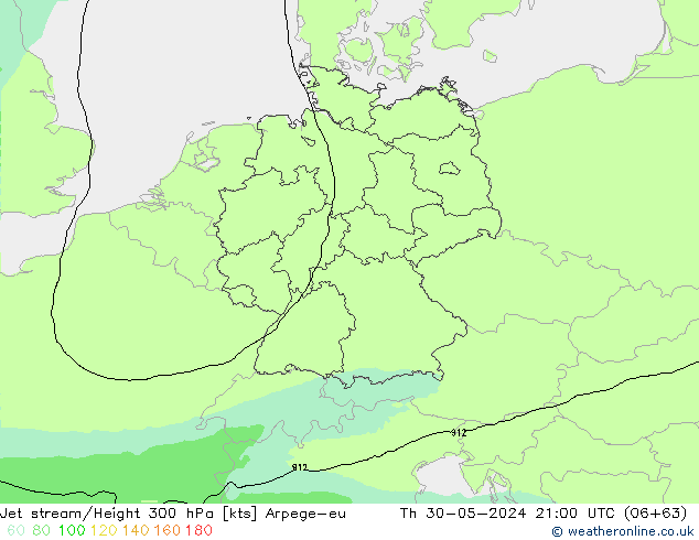Jet Akımları Arpege-eu Per 30.05.2024 21 UTC