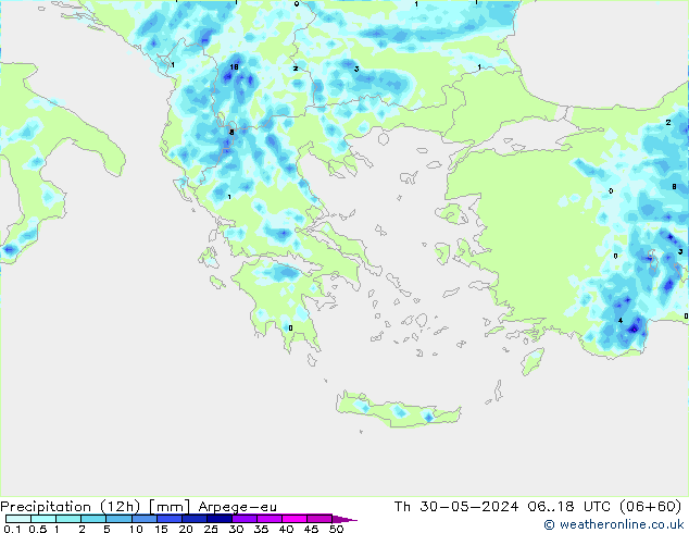 Nied. akkumuliert (12Std) Arpege-eu Do 30.05.2024 18 UTC