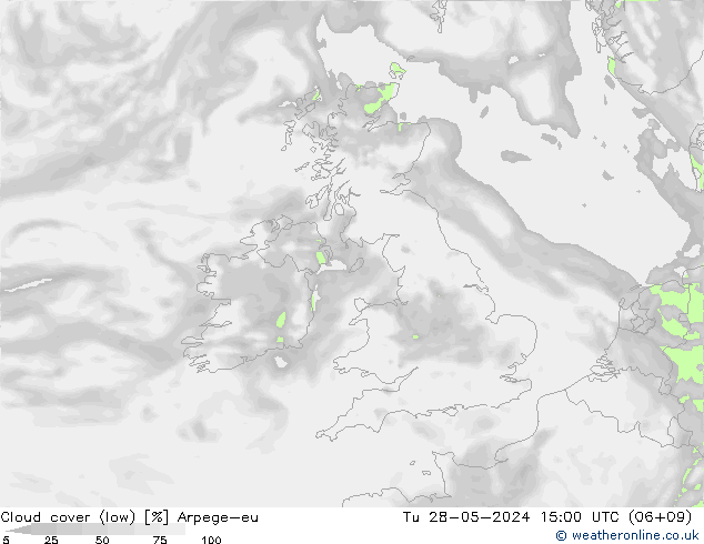 Wolken (tief) Arpege-eu Di 28.05.2024 15 UTC