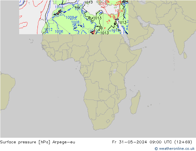 ciśnienie Arpege-eu pt. 31.05.2024 09 UTC