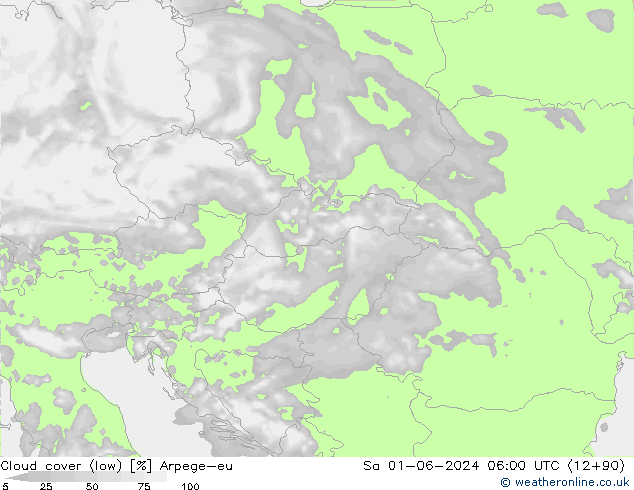 Bulutlar (düşük) Arpege-eu Cts 01.06.2024 06 UTC