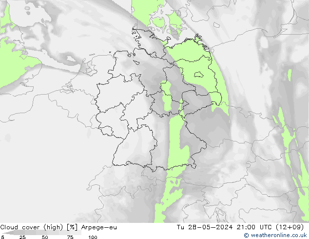 облака (средний) Arpege-eu вт 28.05.2024 21 UTC
