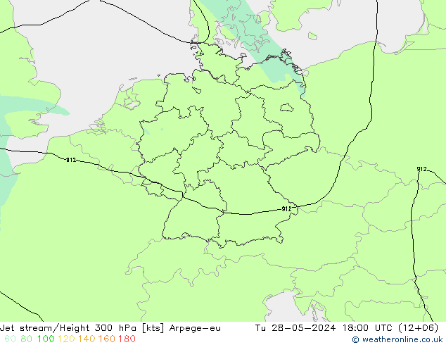 Jet Akımları Arpege-eu Sa 28.05.2024 18 UTC