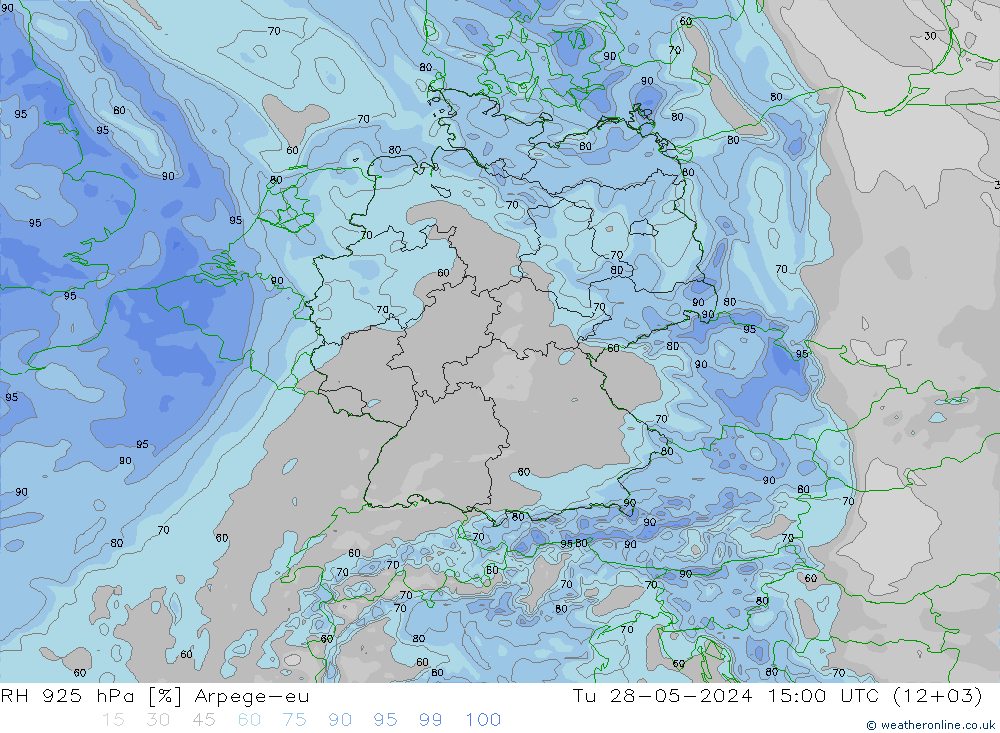 RV 925 hPa Arpege-eu di 28.05.2024 15 UTC