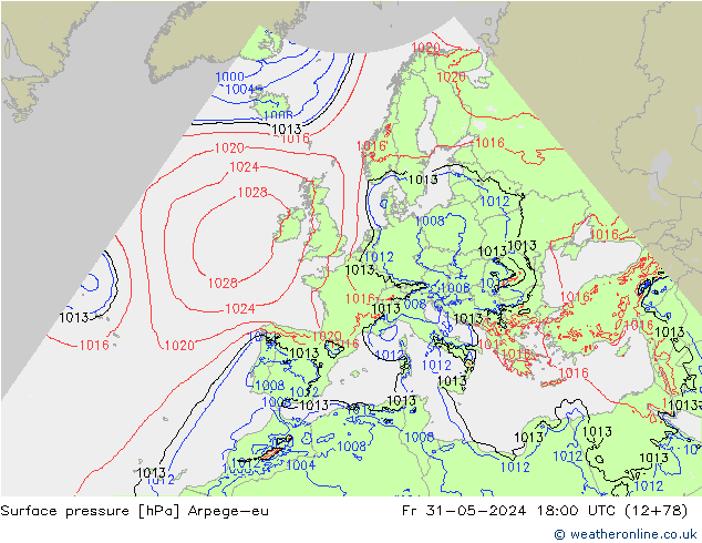 pressão do solo Arpege-eu Sex 31.05.2024 18 UTC