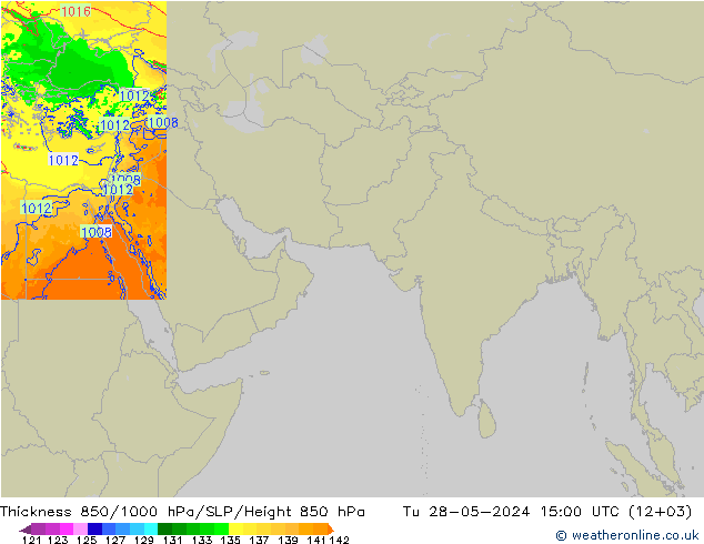 Thck 850-1000 hPa Arpege-eu Ter 28.05.2024 15 UTC