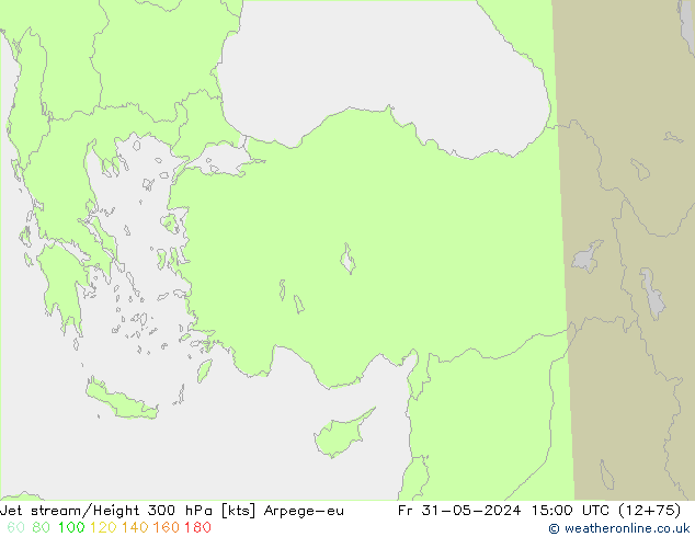 Corriente en chorro Arpege-eu vie 31.05.2024 15 UTC