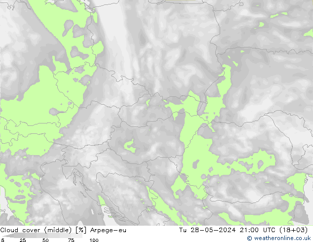 nuvens (médio) Arpege-eu Ter 28.05.2024 21 UTC