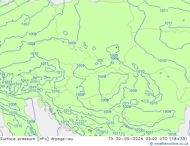 ciśnienie Arpege-eu czw. 30.05.2024 03 UTC