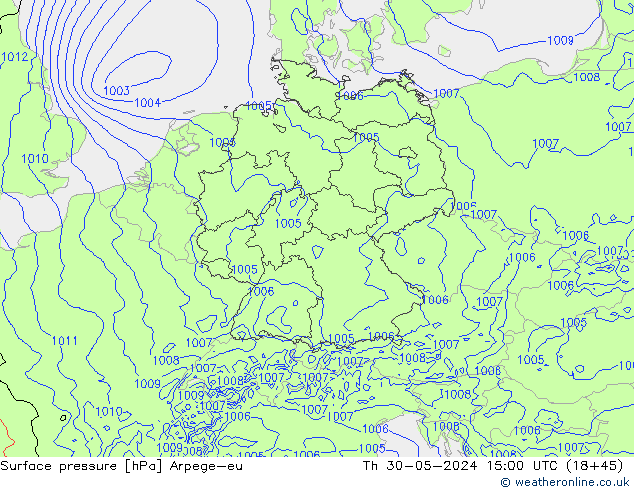 pression de l'air Arpege-eu jeu 30.05.2024 15 UTC