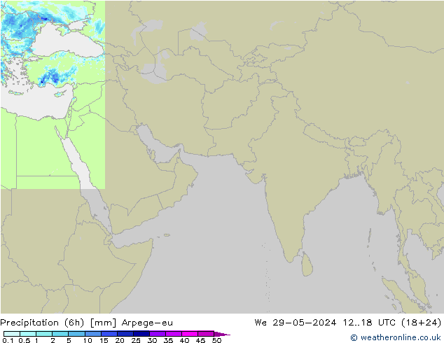 opad (6h) Arpege-eu śro. 29.05.2024 18 UTC