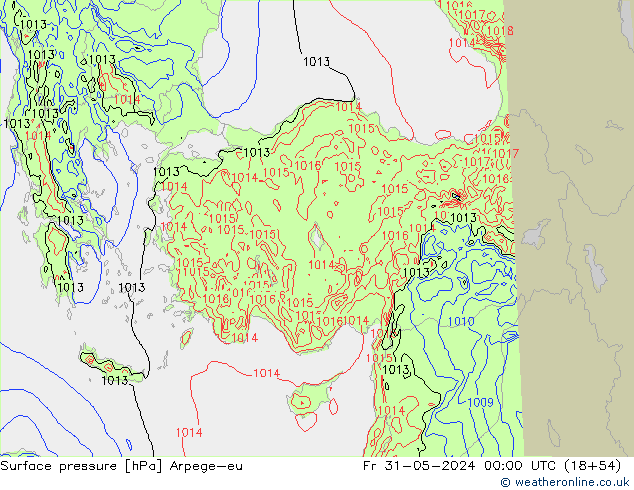 ciśnienie Arpege-eu pt. 31.05.2024 00 UTC