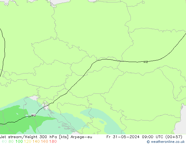 Corrente a getto Arpege-eu ven 31.05.2024 09 UTC