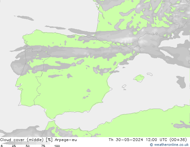 Bulutlar (orta) Arpege-eu Per 30.05.2024 12 UTC