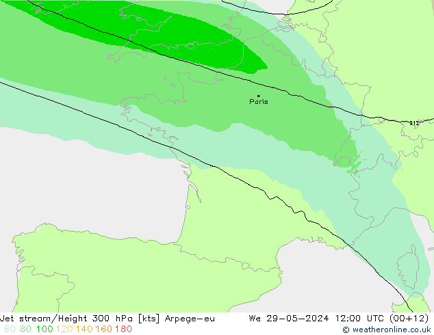 Straalstroom Arpege-eu wo 29.05.2024 12 UTC