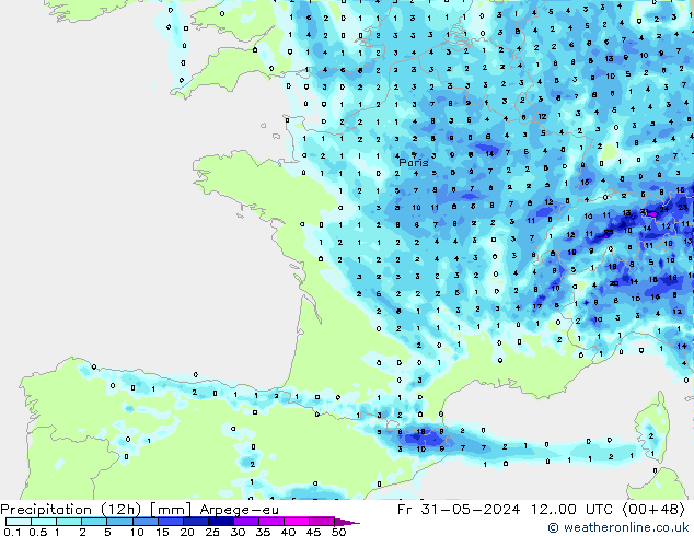 opad (12h) Arpege-eu pt. 31.05.2024 00 UTC