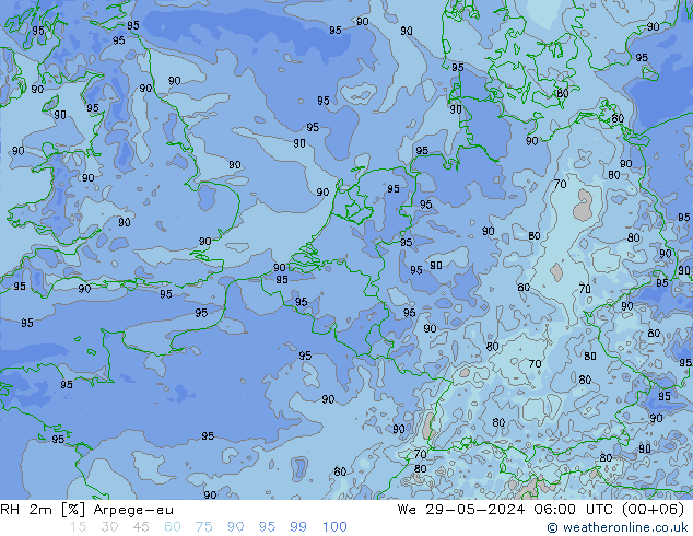 2m Nispi Nem Arpege-eu Çar 29.05.2024 06 UTC