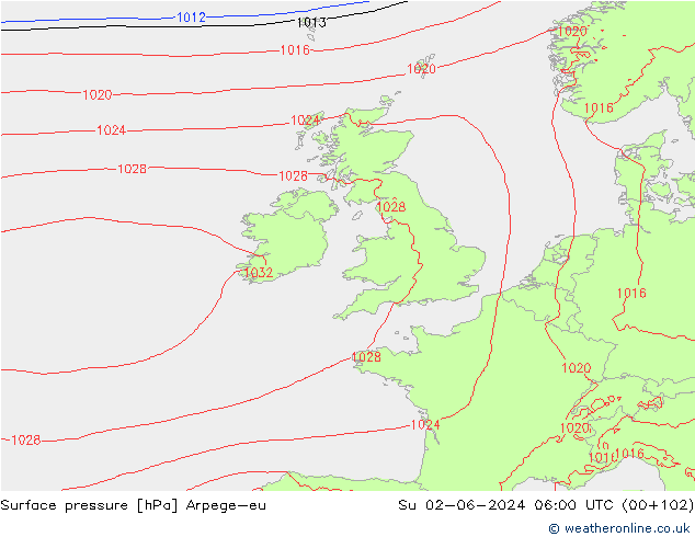      Arpege-eu  02.06.2024 06 UTC