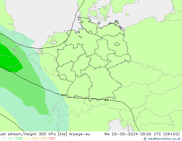 Straalstroom Arpege-eu wo 29.05.2024 09 UTC