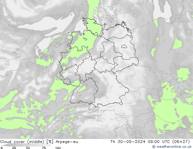 Bulutlar (orta) Arpege-eu Per 30.05.2024 09 UTC
