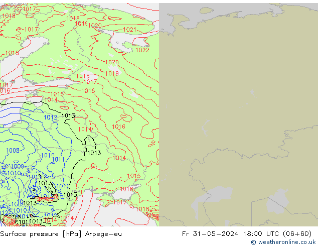 ciśnienie Arpege-eu pt. 31.05.2024 18 UTC