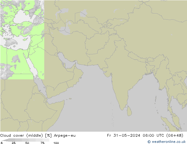 Bulutlar (orta) Arpege-eu Cu 31.05.2024 06 UTC
