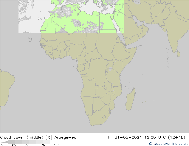 zachmurzenie (środk.) Arpege-eu pt. 31.05.2024 12 UTC