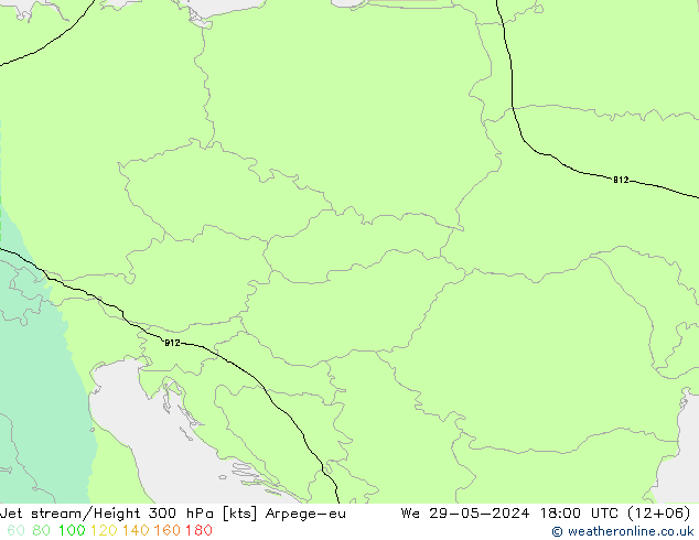 Courant-jet Arpege-eu mer 29.05.2024 18 UTC