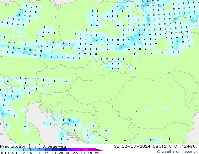 opad Arpege-eu nie. 02.06.2024 12 UTC