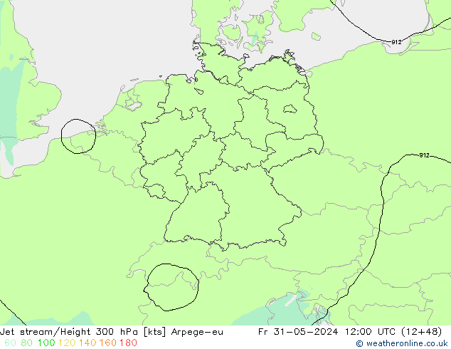 Polarjet Arpege-eu Fr 31.05.2024 12 UTC