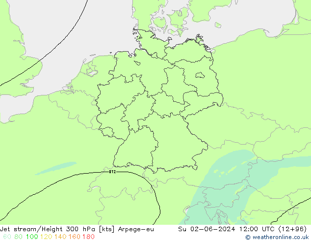 Prąd strumieniowy Arpege-eu nie. 02.06.2024 12 UTC