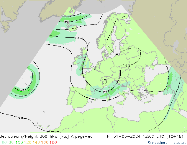 Polarjet Arpege-eu Fr 31.05.2024 12 UTC
